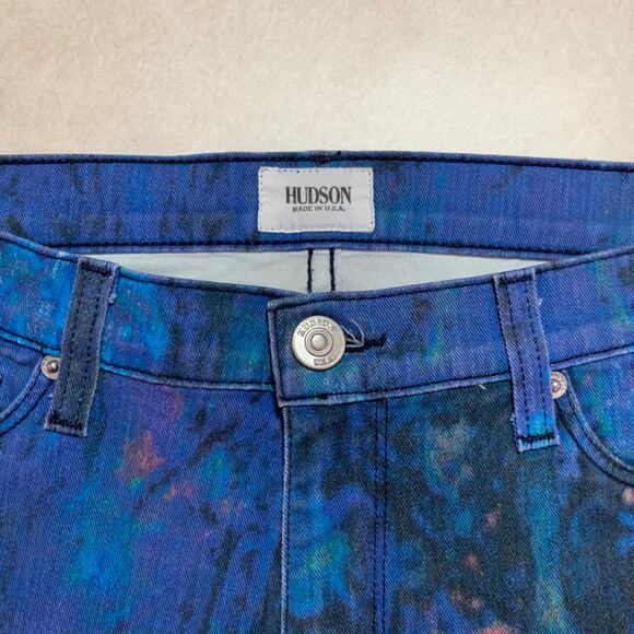 Hudson Jeans Tie-Dye Nico Nebula Midrise Super Skinny Jeans - Picture 5 of 6